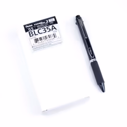 Pentel EnerGel 3 Multi-Function  3-Ink Gel Pen  (0.5mm) Fine Line  Bla