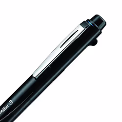 Pentel EnerGel 3 Multi-Function  3-Ink Gel Pen  (0.5mm) Fine Line  Bla