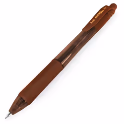 Pentel EnerGel X, Clip-on retractable pen, Brown, Brown, Plastic, 0.7 mm, Ambidextrous
