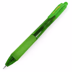 Pentel EnerGel X, Clip-on retractable pen, Lime, Lime, Plastic, 0.7 mm, Ambidextrous