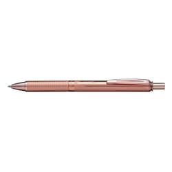 Pentel BL407PG-A EnerGel Sterling Liquid Gel Rollerball Pen Rose Gold Casing Stroke Width 0.35 mm Ball Diameter 0.7 mm Black Ink