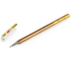Pentel Hybrid - Dual Metallic - Liquid Gel Rollerball Pen - K110 - Gold/ Metallic Red and Gold - Single