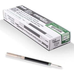 Pentel Refill Ink - For EnerGel Gel Pen  0.7mm Metal Tip  Medium  Forest Green Ink  12 pack (LR7-D3)