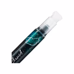 Pentel Arts - Dual Metallic Brush Pen - Single Blister - Green / Metallic Blue