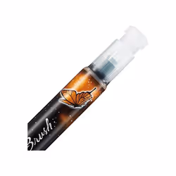Pentel Arts - Dual Metallic Brush Pen - Single Blister - Orange / Metallic Yellow