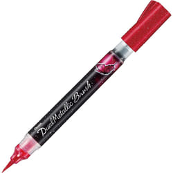 Pentel Arts - Dual Metallic Brush Pen - Single Blister - Pink / Metallic Pink