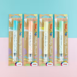 Pentel Milky marker 1 pc(s) Brush tip Yellow