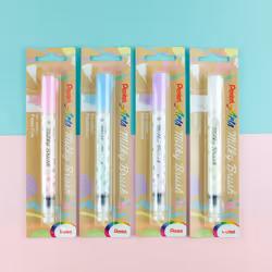 Pentel Milky marker 1 pc(s) Brush tip Yellow
