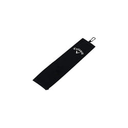 Callaway Unisex Golf Trifold Towel, Black, 16 x 21 Inches