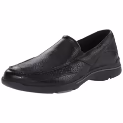 Rockport Men's Eberdon Black Loafer 7.5 W (EE)-7.5 W