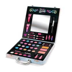 Shimmer n Sparkle glitter Makeover Studio Beauty Kit - All-in-One Beauty for Eye, cheeks and Lips for Ages 8 and Up