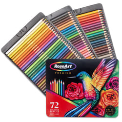 RoseArt Premium 72ct Colored Pencils - Art Supplies for Drawing  Sketching  Adult Colors  Soft Core Color Pencils 72 Pack  multi