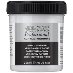 Winsor  Newton Professional Acrylic Medium  Satin UV Varnish  225ml 76oz