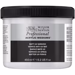 Winsor Newton Professional Acrylic Medium Matt UV Varnish 450ml 152oz