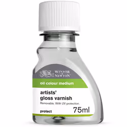 Winsor Newton Professional Artists Gloss Varnish 75ml 25oz Bottle