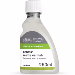 Winsor Newton Professional Artists Matt Varnish 250ml 84oz Bottle