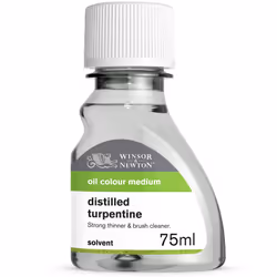 Winsor  Newton Distilled Turpentine  75ml 25oz Bottle