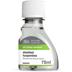 Winsor  Newton Distilled Turpentine  75ml 25oz Bottle