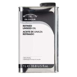 Winsor & Newton Refined Linseed Oil - 1 Liter Tin