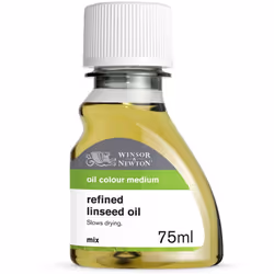 Winsor & Newton Refined Linseed Oil 75ml (2.5oz) Bottle