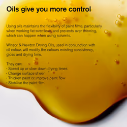 Winsor & Newton Refined Linseed Oil  75ml (2.5oz) Bottle