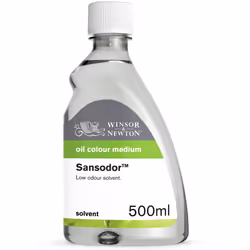 Winsor  Newton Sansodor Low Odor Solvent  500ml 169oz Bottle