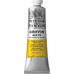 Winsor & Newton Griffin 37ml Alkyd Fast Drying Oil Colour Tube - Cadmium Yellow Light Hue