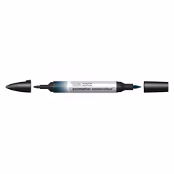 Winsor & Newton 0201322, Indigo, Assorted colours, Indigo, Fine/Medium, Chisel/Bullet tip, Round