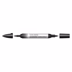 Winsor & Newton 0201337, Black, Assorted colours, Lamp Black, Fine/Medium, Chisel/Bullet tip, Round