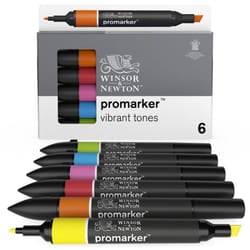 Winsor & Newton Promarker 6 Vibrant Tones