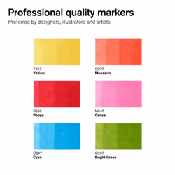 Winsor & Newton Promarker 6 Vibrant Tones