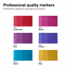Winsor & Newton Promarker 6 Rich Tones