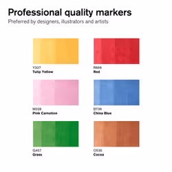 Winsor & Newton Promarker 6 Mid Tones