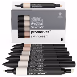Winsor & Newton Promarker 6 Skin Tones 1 - Additional view 2