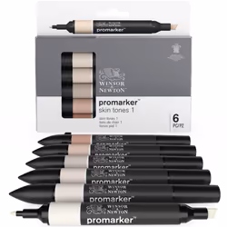 Winsor & Newton Promarker 6 Skin Tones 1 - Additional view 5