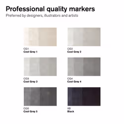 Winsor & Newton Promarker 6 Neutral Tones