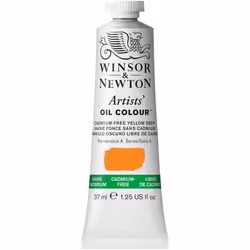 Winsor & Newton Artists Oil color  37ml (1.25 oz) Tube  cadmium-Free Yellow Deep