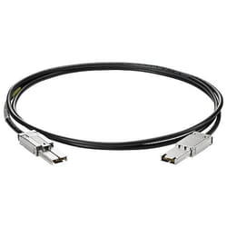 HPE SAS/mini SAS 0.5m Black, Silver