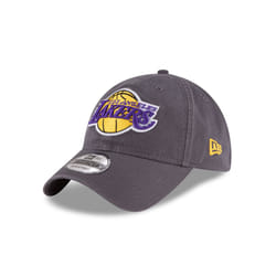 NBA Los Angeles Lakers Adult Men NBA Core Classic 9Twenty Adjustable Cap OSFA Gray