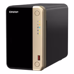 QNAP TS-264 NAS Tower Intel® Celeron® N5095 8 GB 0 TB QNAP Turbo System Black, Gold