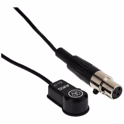 AKG Pro Audio C411/L High-Performance Miniature Condenser Vibration Pickup with Mini XLR Connector Black