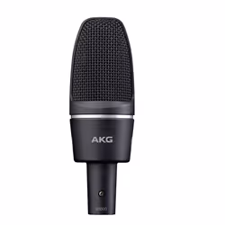 AKG C3000, Studio microphone, 20 - 20000 Hz, Cardioid, Wired, mini XLR (3-pin), Black