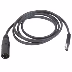 AKG 6-pins mini XLR - 5-pin XLR, mini XLR (6-pin), Female, XLR (5-pin), Male, Black