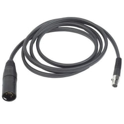 AKG 6-pins mini XLR - 5-pin XLR audio cable mini XLR (6-pin) XLR (5-pin) Black