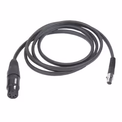 AKG 6-pins mini XLR - 4-pin XLR, mini XLR (6-pin), Female, XLR (4-pin), Female, Black