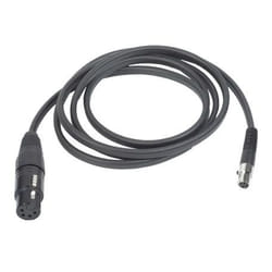 AKG 6-pins mini XLR - 4-pin XLR audio cable mini XLR (6-pin) XLR (4-pin) Black