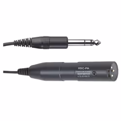 AKG 3-pin XLR - 6.3mm, 6.35mm, Male, XLR (3-pin), Female, Black