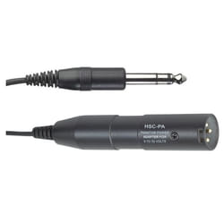 AKG 3-pin XLR - 6.3mm audio cable 6.35mm XLR (3-pin) Black