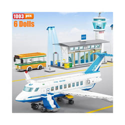 Ideas The Boeing 787 Airliner Building Block City Airplane Passenger Plane - Airport