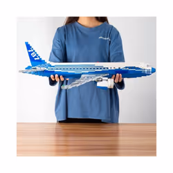 Ideas The Boeing 787 Airliner Building Block City Airplane Passenger Plane - Airport